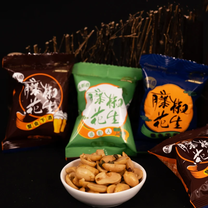 麻香嘴藤椒花生米 麻香酥脆小包装零食下酒出口油炸大粒休闲美味