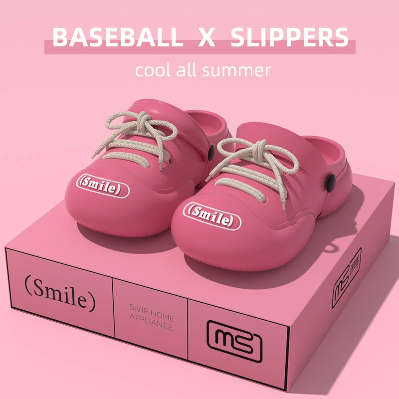 网红洞洞鞋外穿防臭包头EVA爆款凉鞋学生情侣高颜值夏天外穿女款