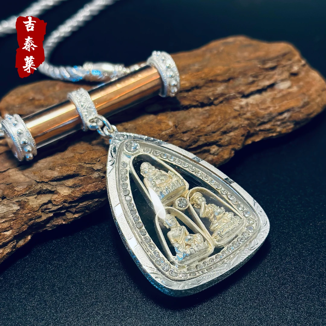 锌合金布艺项链 吉泰莱 | 三合创意吊坠