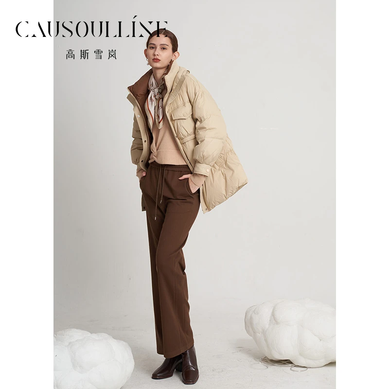 高斯雪岚【冬季特惠】冬季短款百搭羽绒服外套23419578