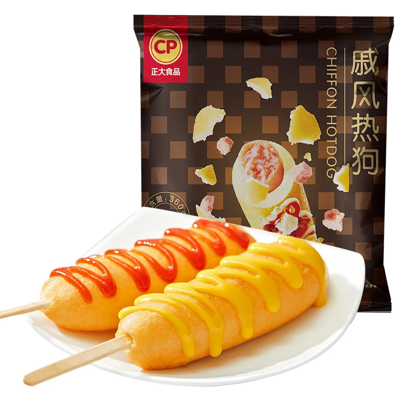 正大戚风热狗棒360g每袋6支