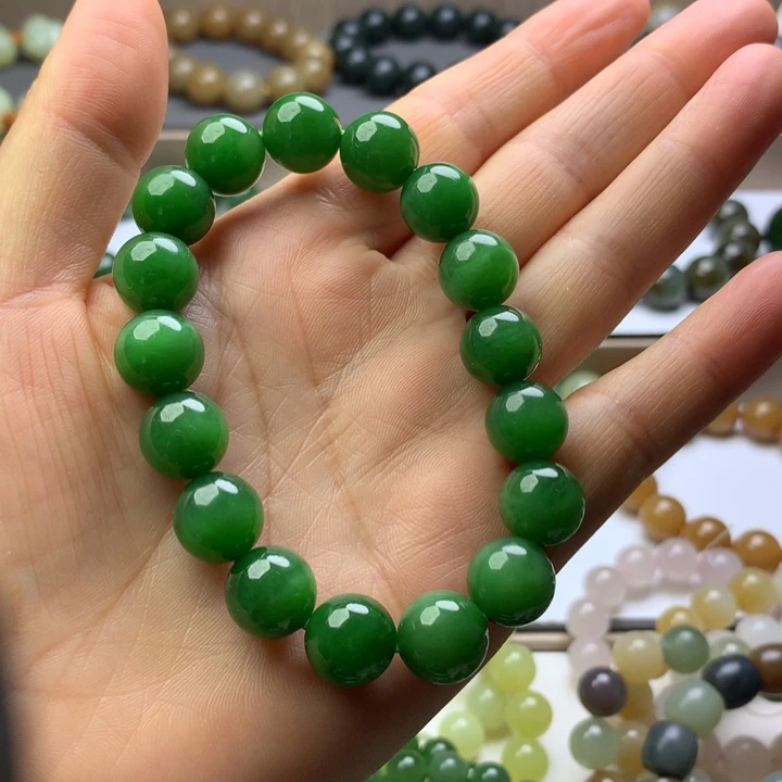 和田玉手串未镶嵌