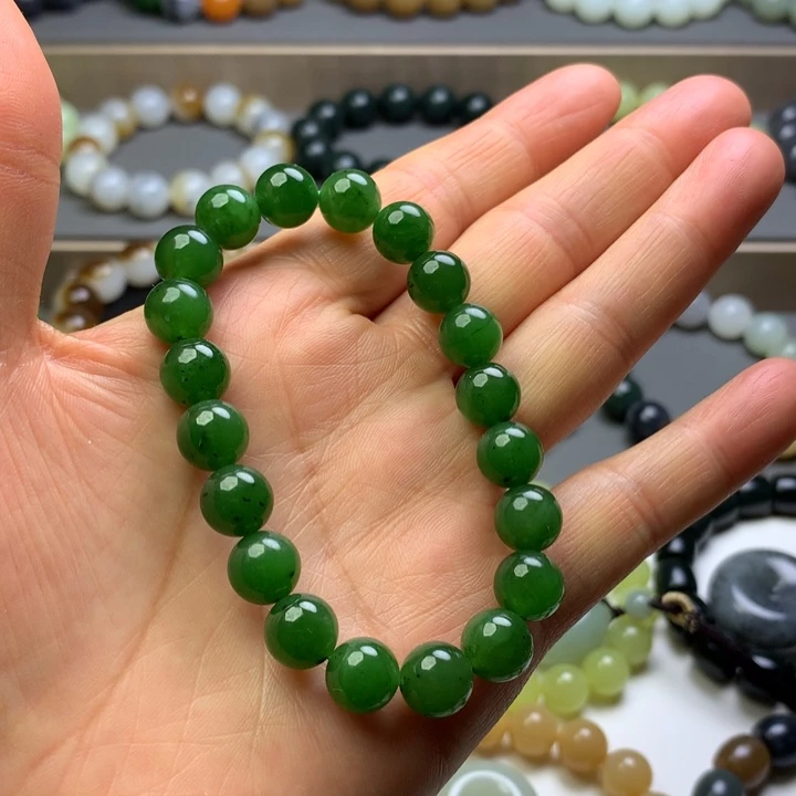 和田玉手串未镶嵌