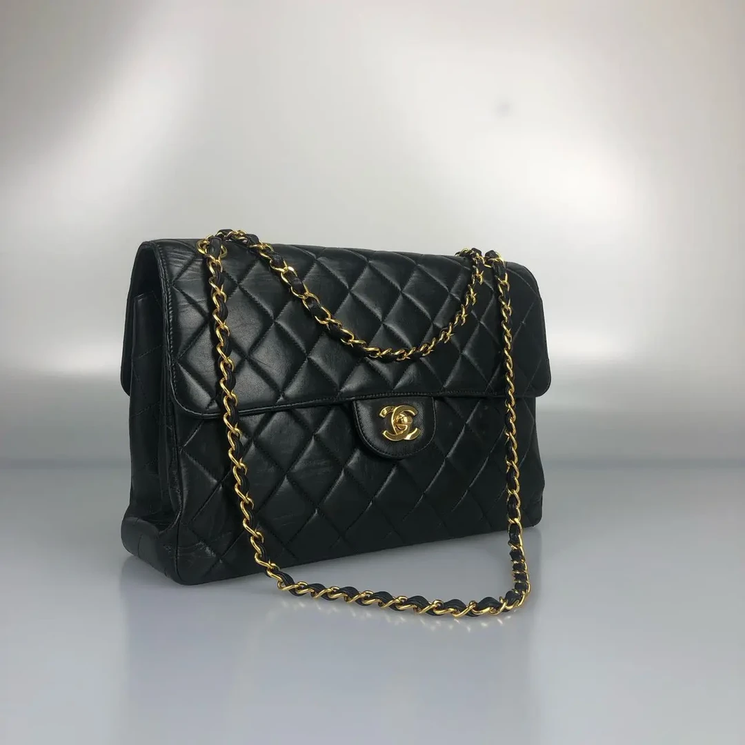 95新 Chanel/香奈儿 vintage双子星限量贝嫂30  4开 底长30