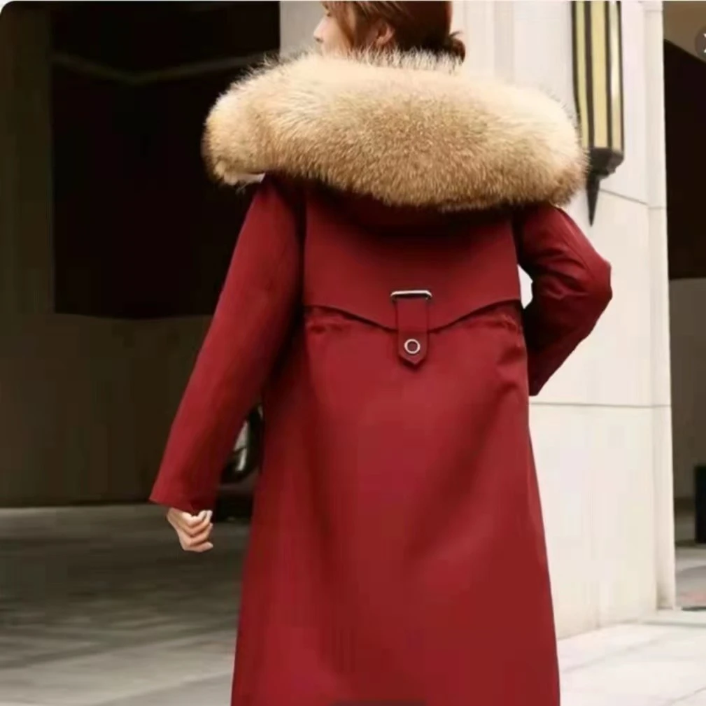 小蛮腰  福利款   女士冬季保暖派克服 内胆可拆卸