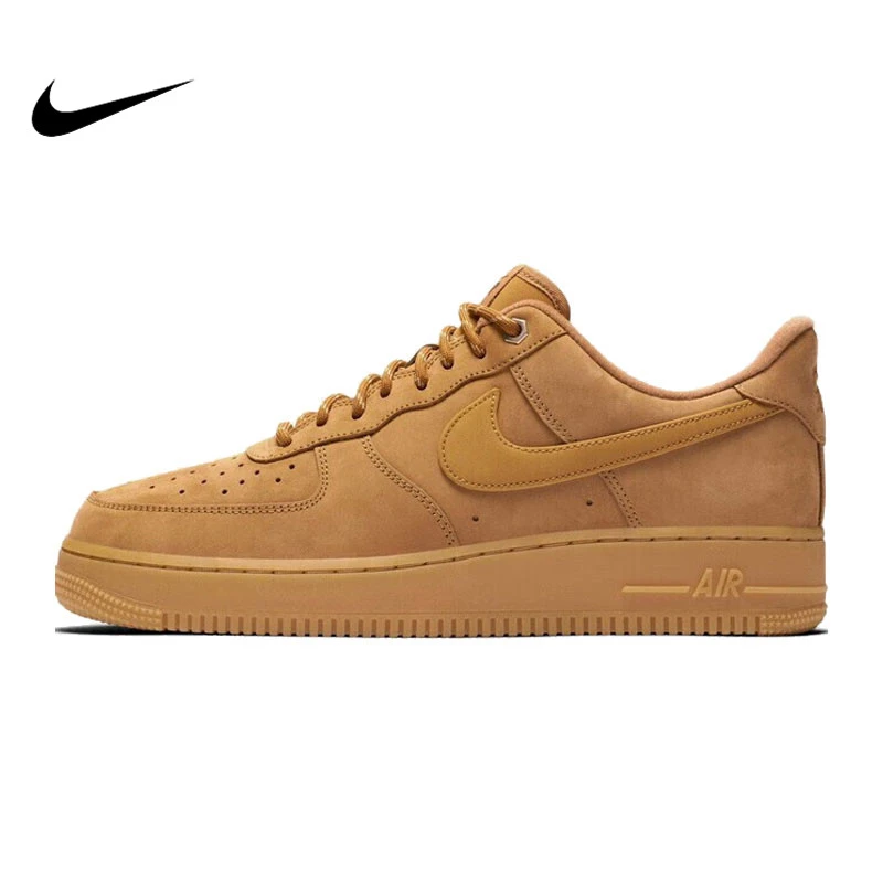 Nike耐克男子AF1小麦色经典空军一号运动鞋休闲板鞋CJ9179-200