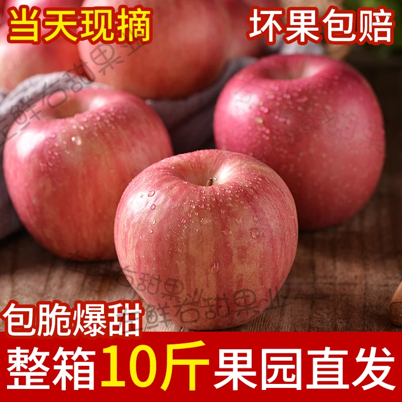 【2023新果】山西红富士苹果冰糖心当季新鲜苹果孕妇水果整箱批发