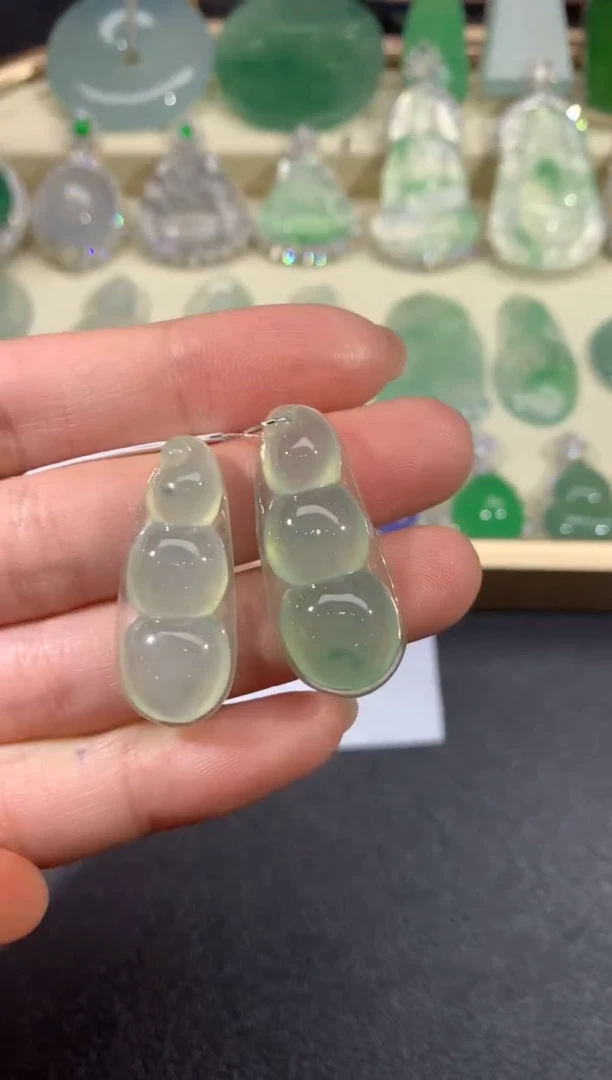 【闪购商品】定制翡翠未镶嵌5-豆子（无鉴赏多样性发货）