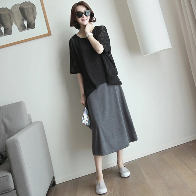 新款女装夏天莫代尔吊带连衣裙背心裙长裙无袖裙子a字裙