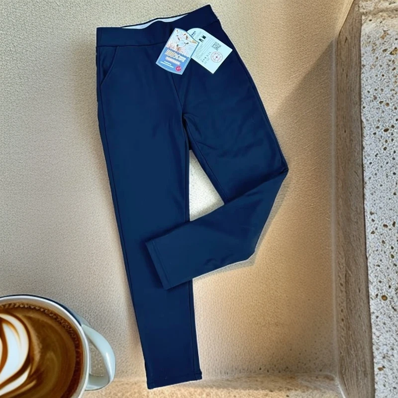 外穿男士羊毛裤松紧腰高弹保暖抗寒零下几十度休闲西裤