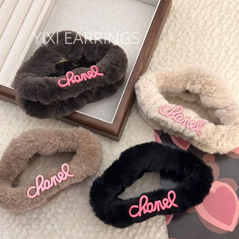 可爱新款少女!韩式大号软绵绵云朵抓夹甜美百搭发卡边夹头饰发饰