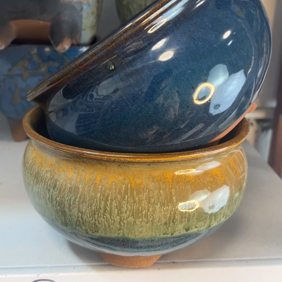 【闪购商品】紫砂花盆口19.5高12