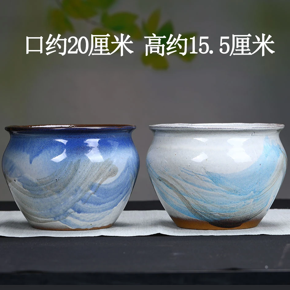 特价有孔多肉花盆粗陶多肉植物法师紫砂兰花陶瓷大号陶罐法师花盆