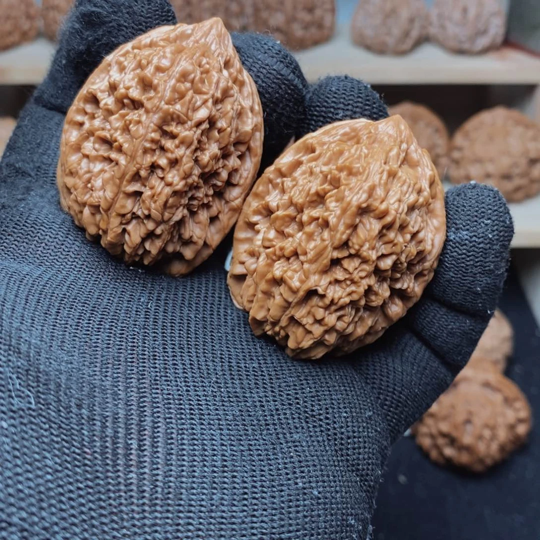 文玩核桃把件2170蒜头36