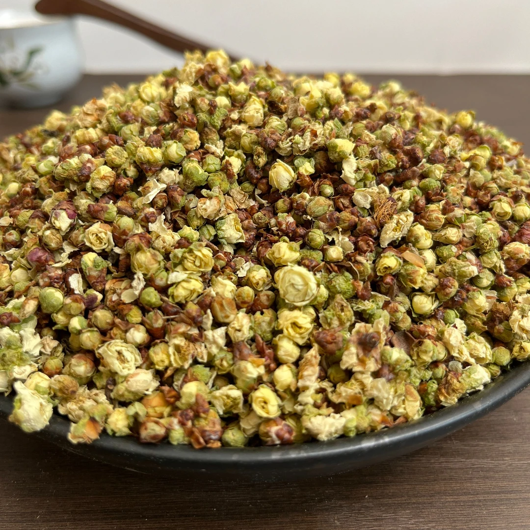 恒九堂绿萼梅 白梅花花茶绿梅花玫瑰花茶干花泡水优质新鲜养生茶