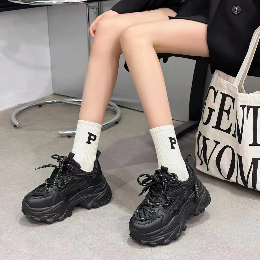 70318新款女士时尚百搭运动休闲老爹鞋