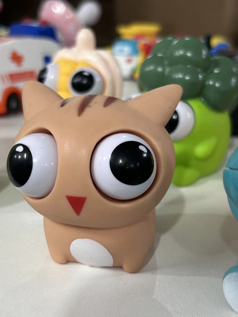 爆眼捏捏【微瑕】 直播间玩具过家家玩具积木车车男女宝