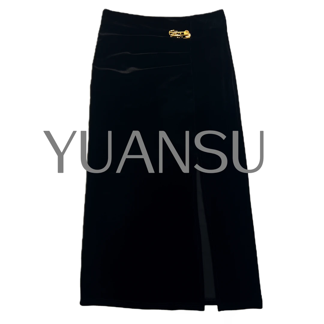 【媛媛定制】2686包臀半身裙秋冬款遮肚子显瘦高腰