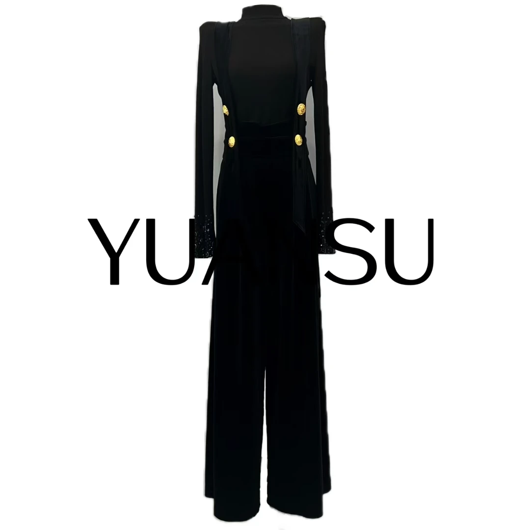 【媛媛定制】6666设计款肩带可调节秋冬款背带连体裤