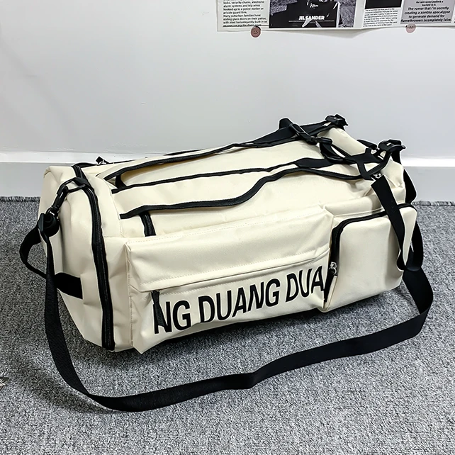 新款短途旅行包多功能时尚大包单肩双肩学生行李包潮流户外健身包