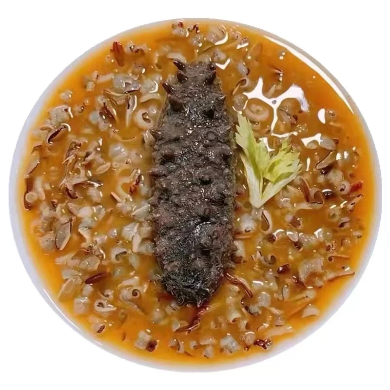 海参金汤杂粮野米扣辽参大连熟食刺参加热即食鲜炖滋补速食粥