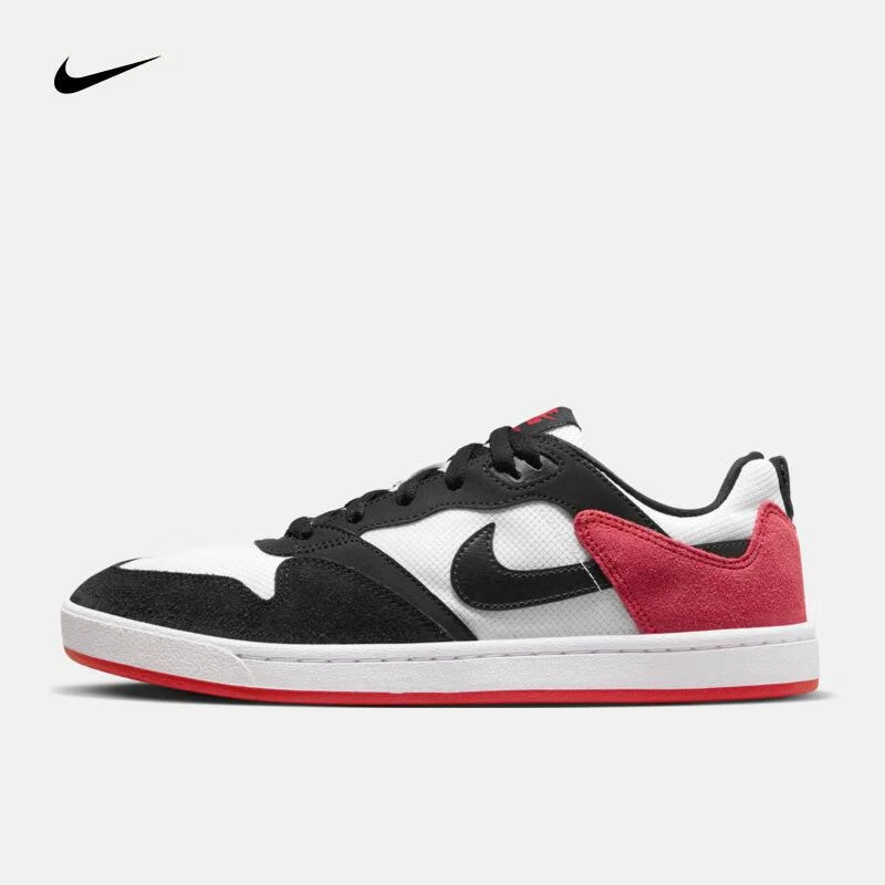 NIKE耐克男 SB Alleyoop 黑红脚趾复古低帮休闲滑板鞋CJ0882-102