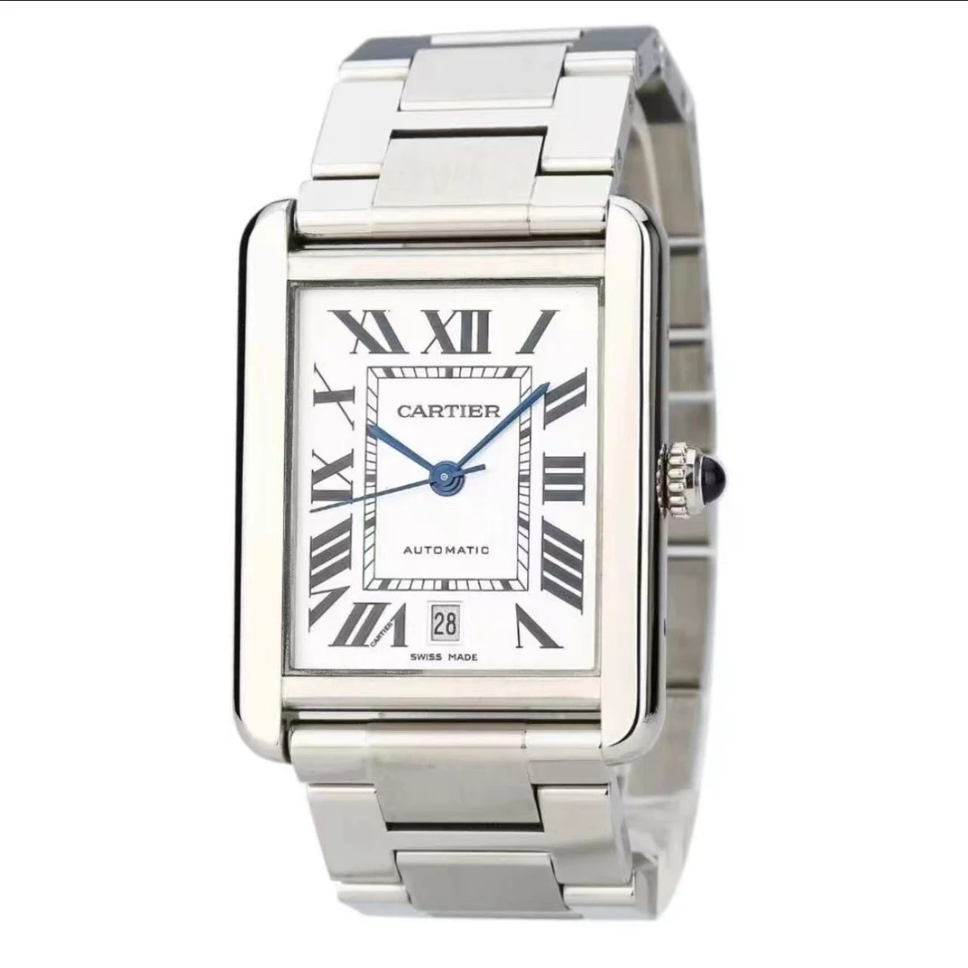 99新 Cartier/卡地亚 坦克/后钻/单表/表径31*40.85公价34600机械