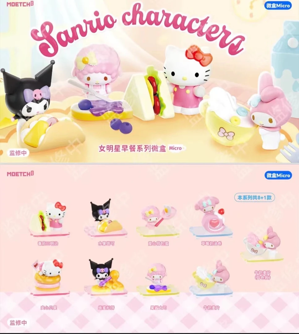 【莎莎】Sanrio characters三丽鸥女明星早餐系列微盒（默认代拆）