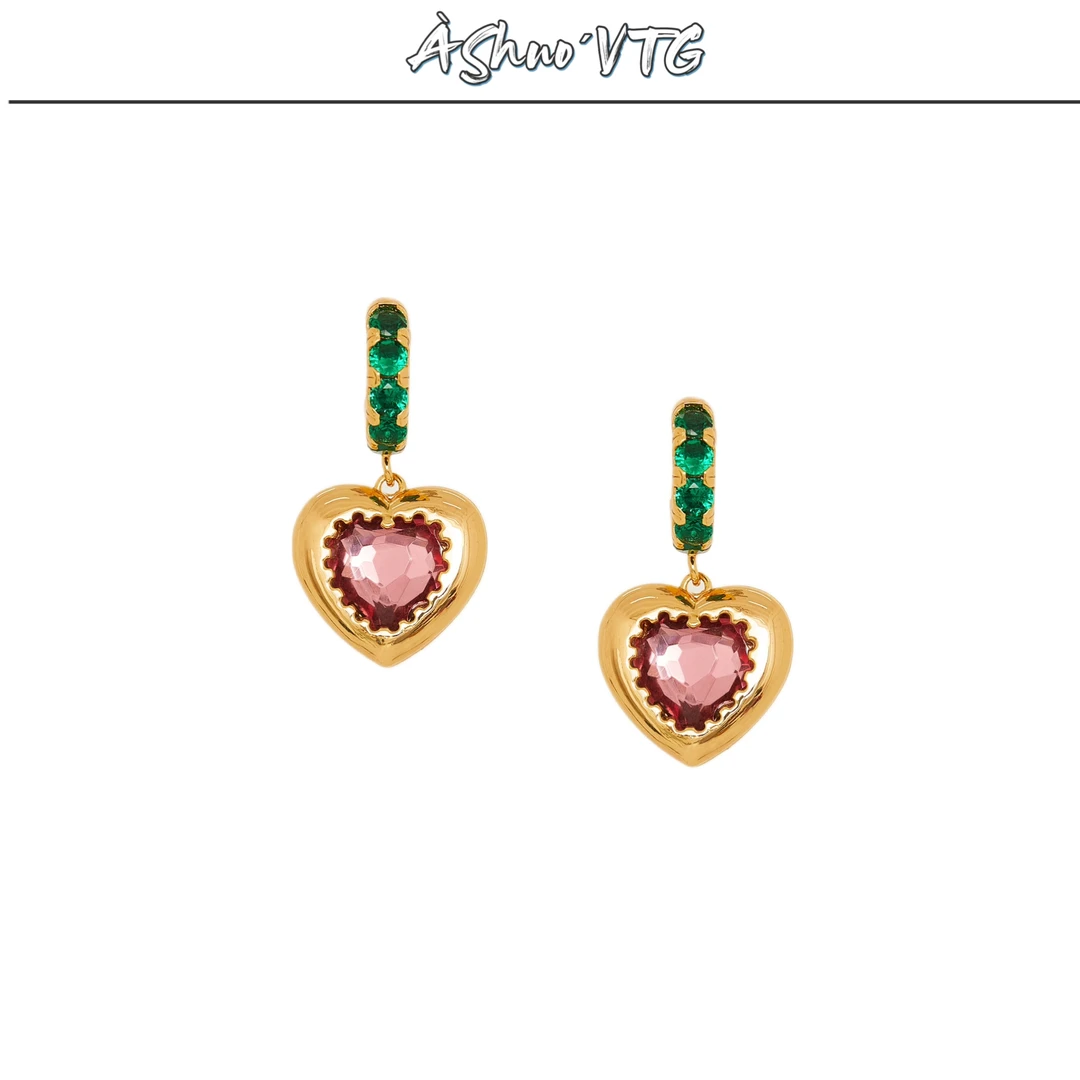 铜合金耳饰 阿烁中古 as8012