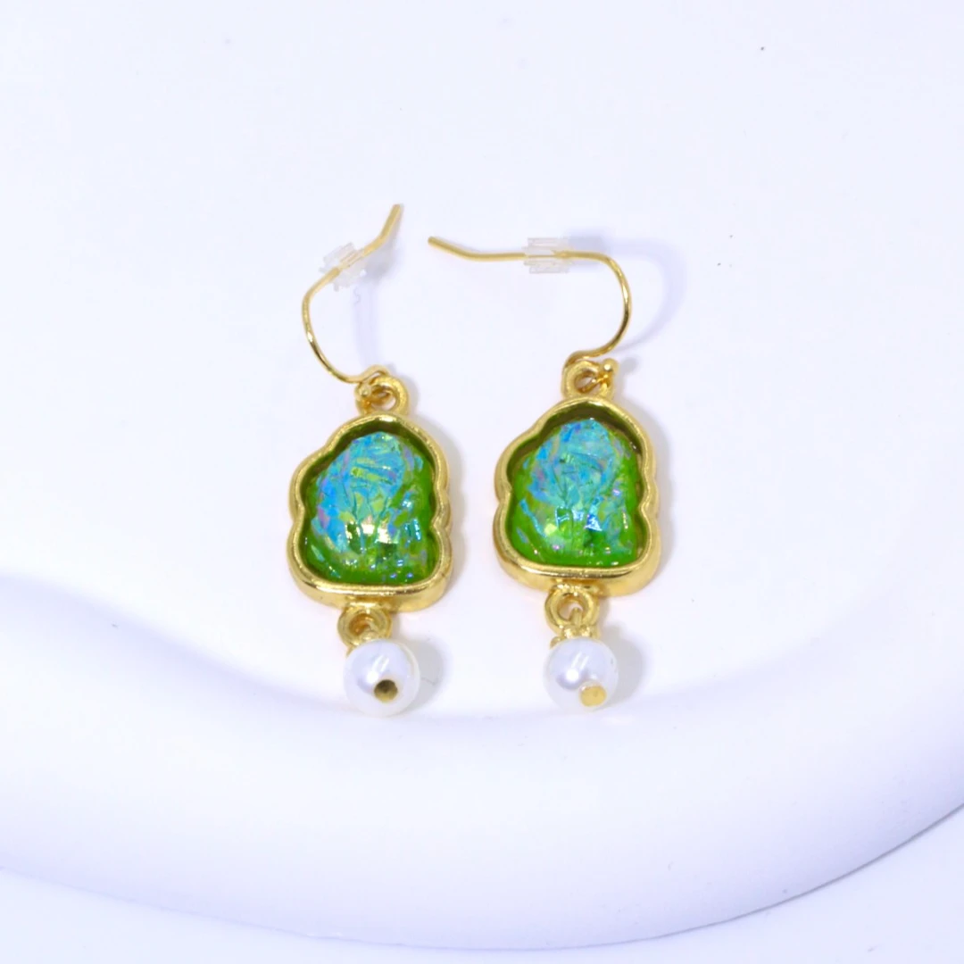 铜合金耳饰 阿烁中古BA as2667