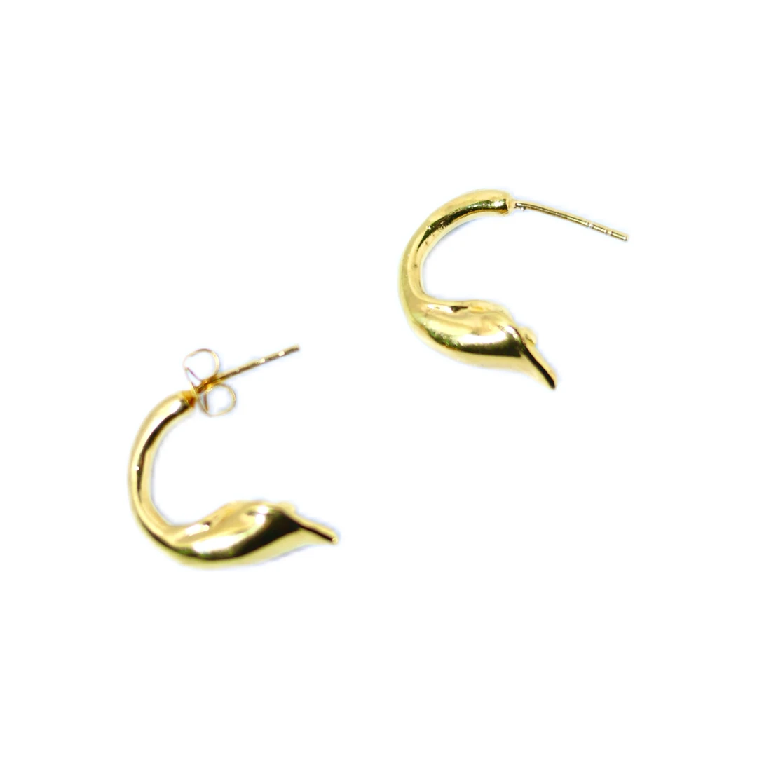 铜合金耳饰 阿烁中古 as8606