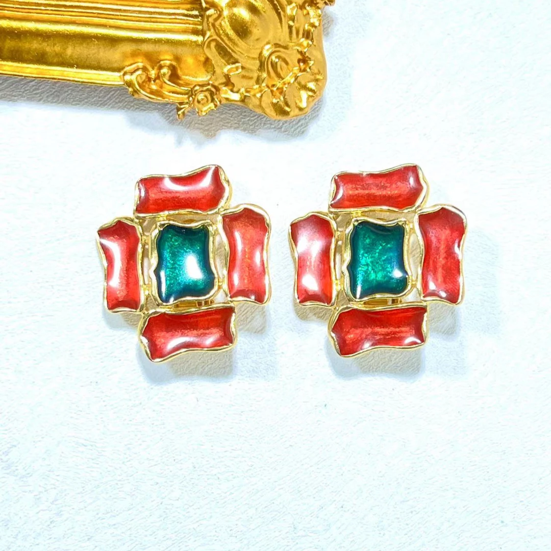 铜合金耳饰 阿烁中古as4550