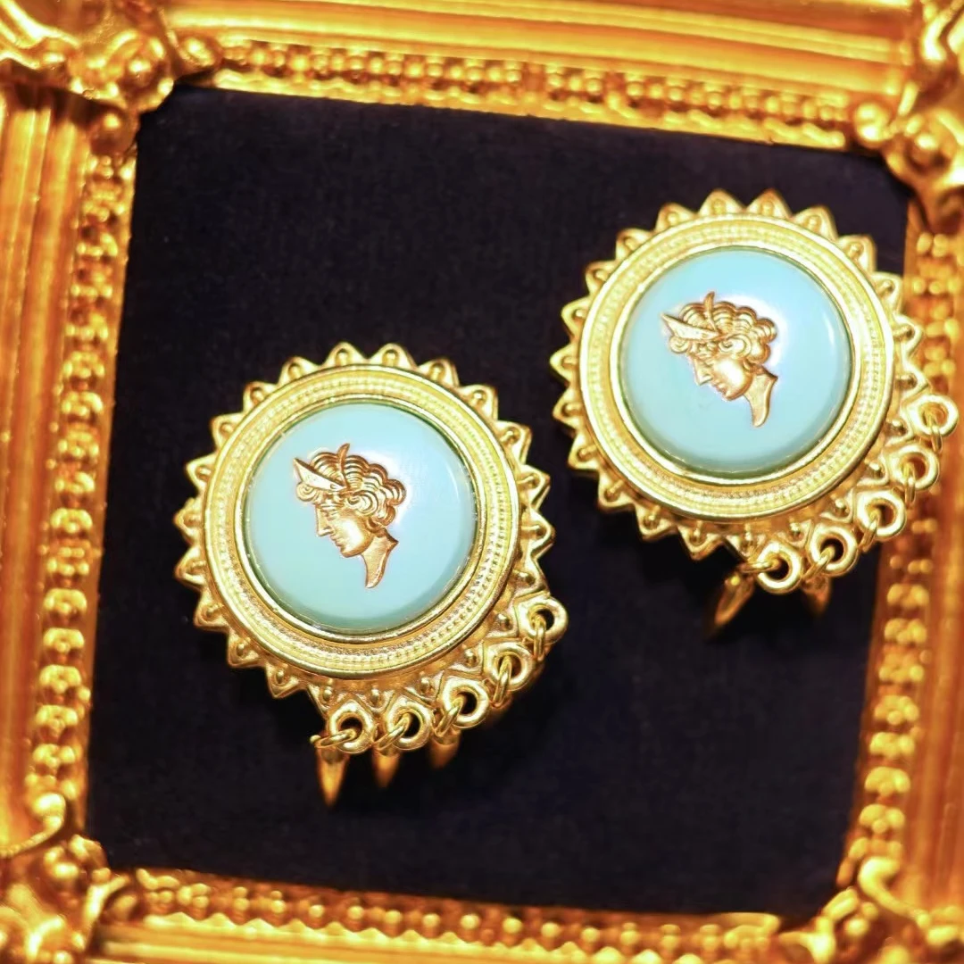 铜合金耳饰 阿烁中古BA as7637