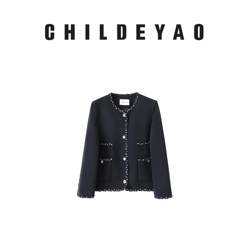 Childe Yao新款高级感 小香风气质外套女小香风-016轻奢时尚百搭