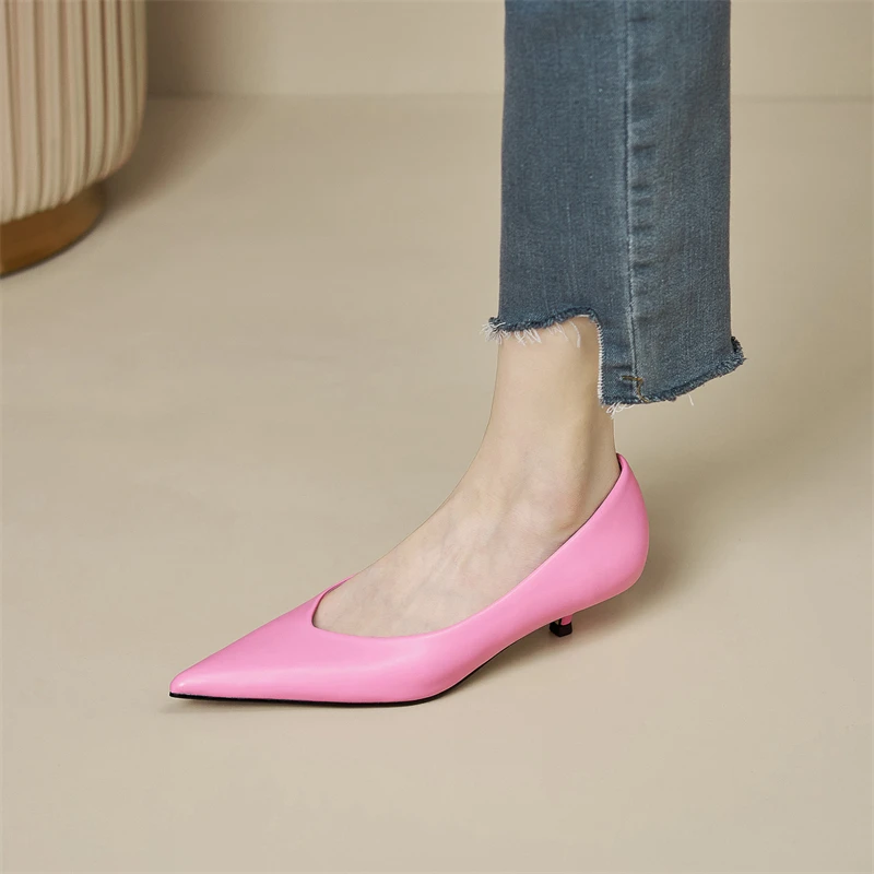 高级感法式绝美高跟鞋气质名媛配裙子设计感小众尖头浅口细跟单鞋