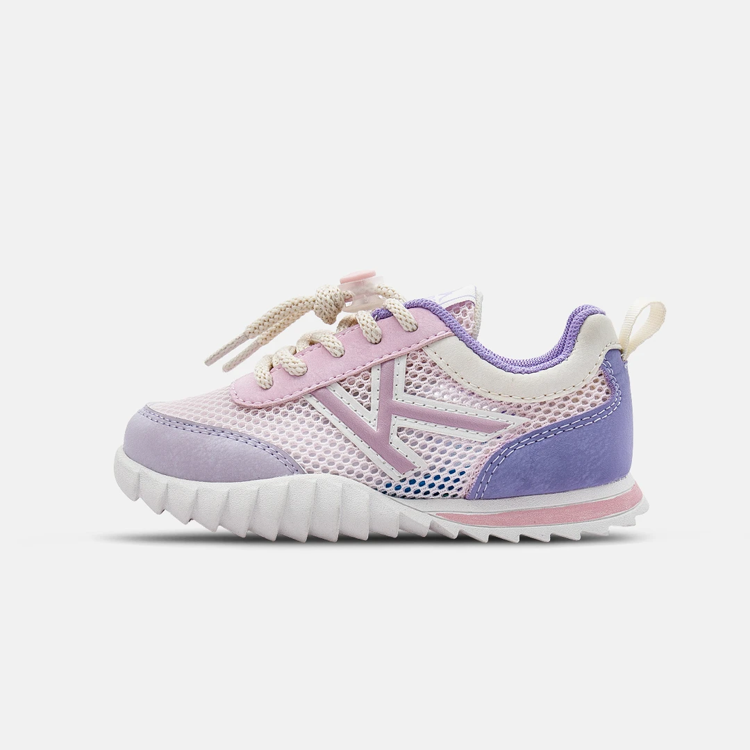 Kappa Kids24年夏季新款 童鞋透气网时尚面运动跑步鞋=KAZD232070