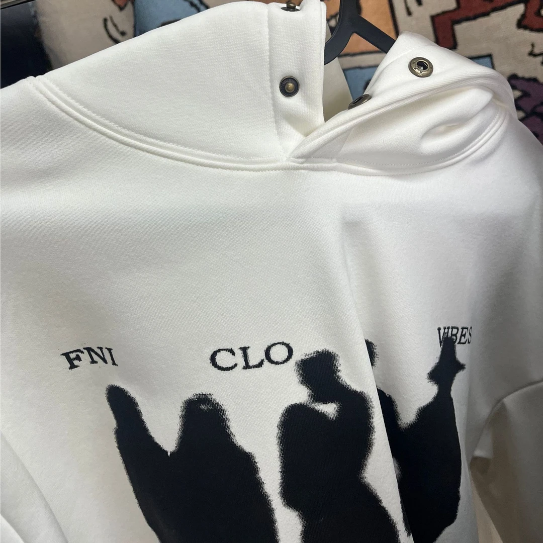 v领带扣卫衣宽松慵懒青春风