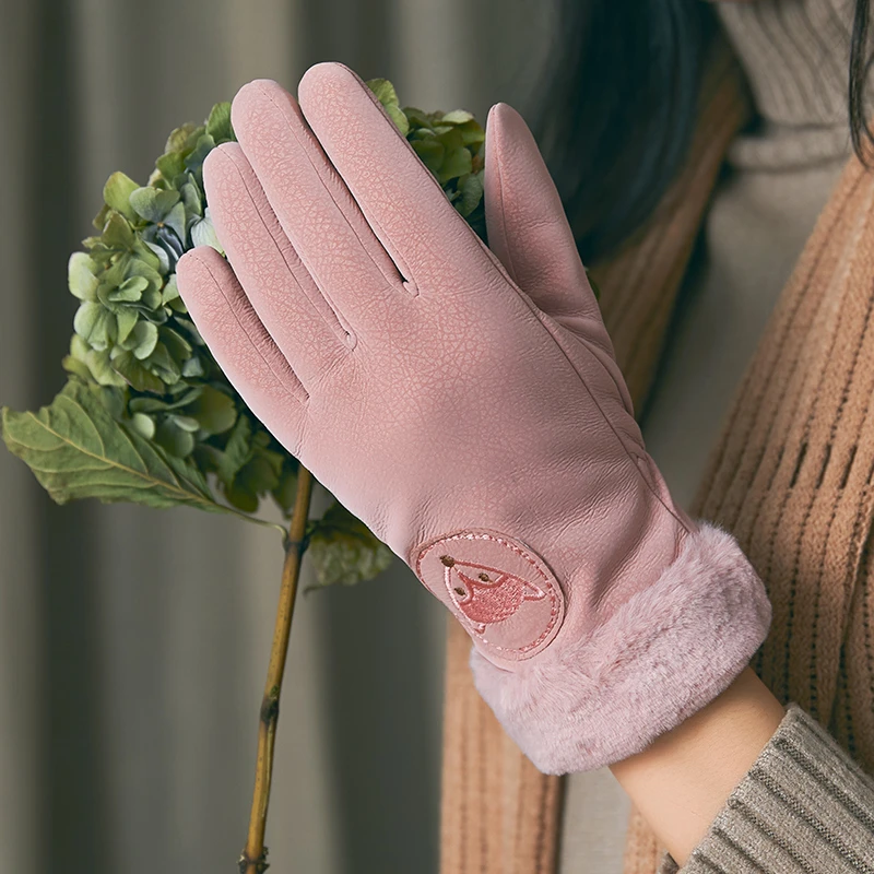 【福利款】肤感保暖手套女加绒加厚女士骑行手套秋冬天防风防寒开车