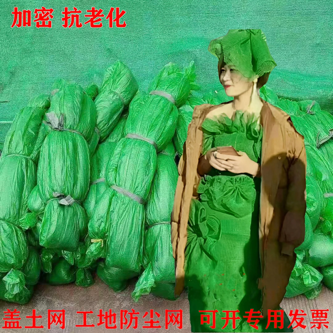 盖土网防尘网建筑工地覆盖网绿化网裸土遮盖网绿色环保密目网加密