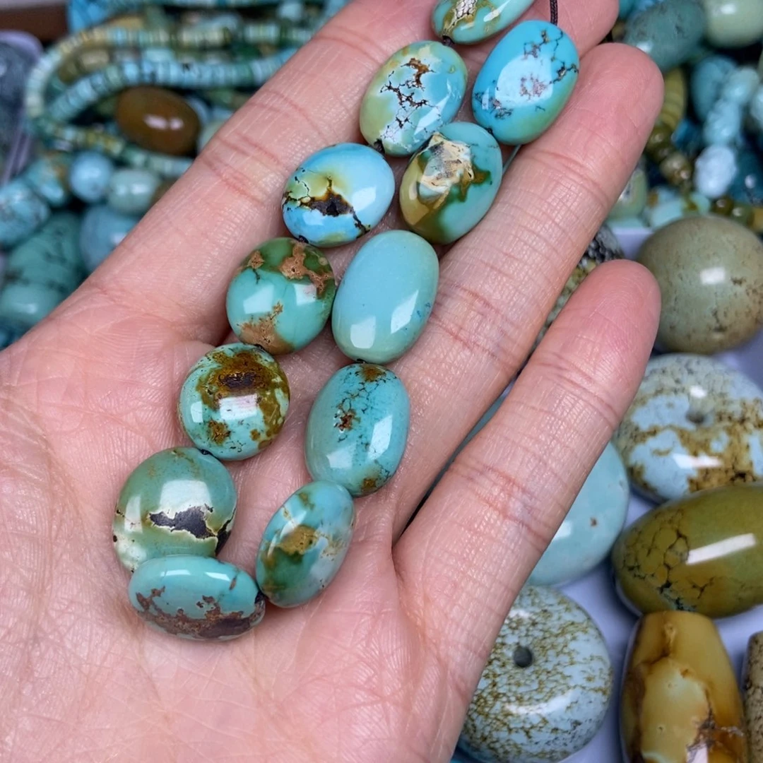 绿松石珠宝奇石未镶嵌