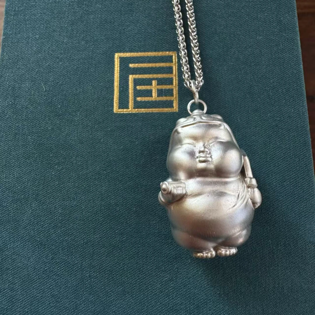 吊坠925银 【庄家】银饰系列八大守护   文殊兔