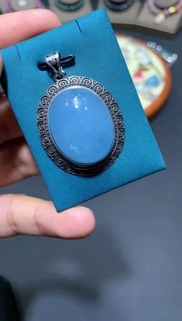 【闪购商品】海蓝宝石颈饰未镶嵌N72