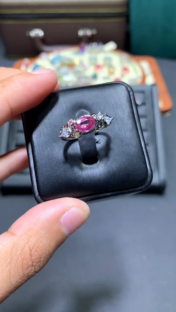 【闪购商品】托帕石戒指未镶嵌Y100【随机发货 只发一个】