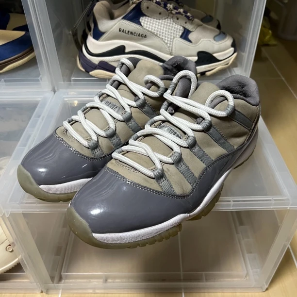 AJ11low酷灰 鞋码44/9新/公价1962 528895-003