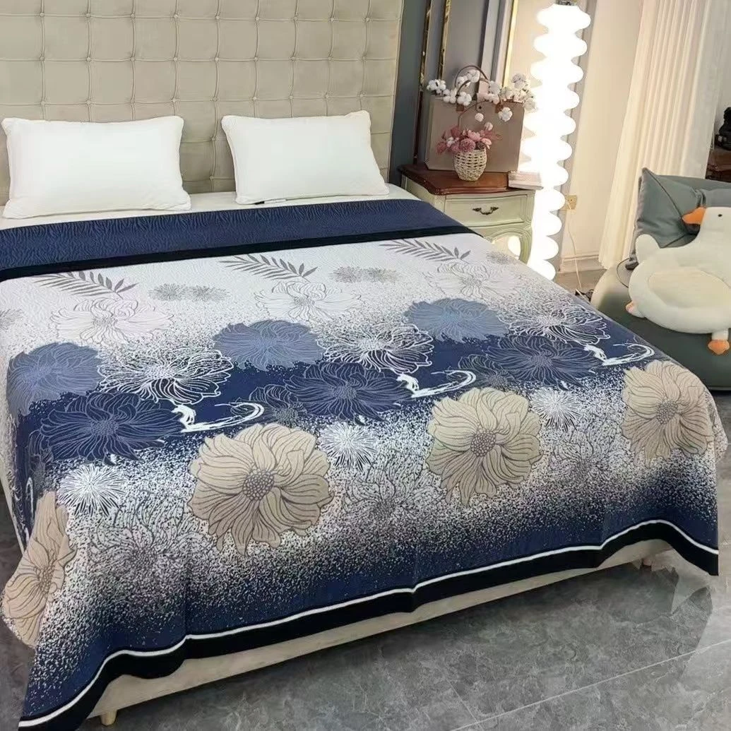 轻奢高端A类纱布纯棉凉席多功能单件全棉透气床单双面两用