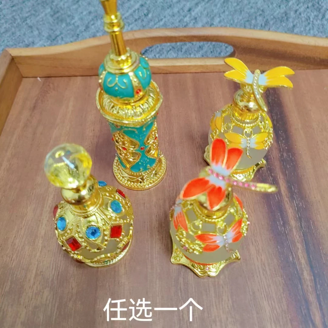 珐琅彩花瓶摆件 客厅复古迷你花瓶摆件