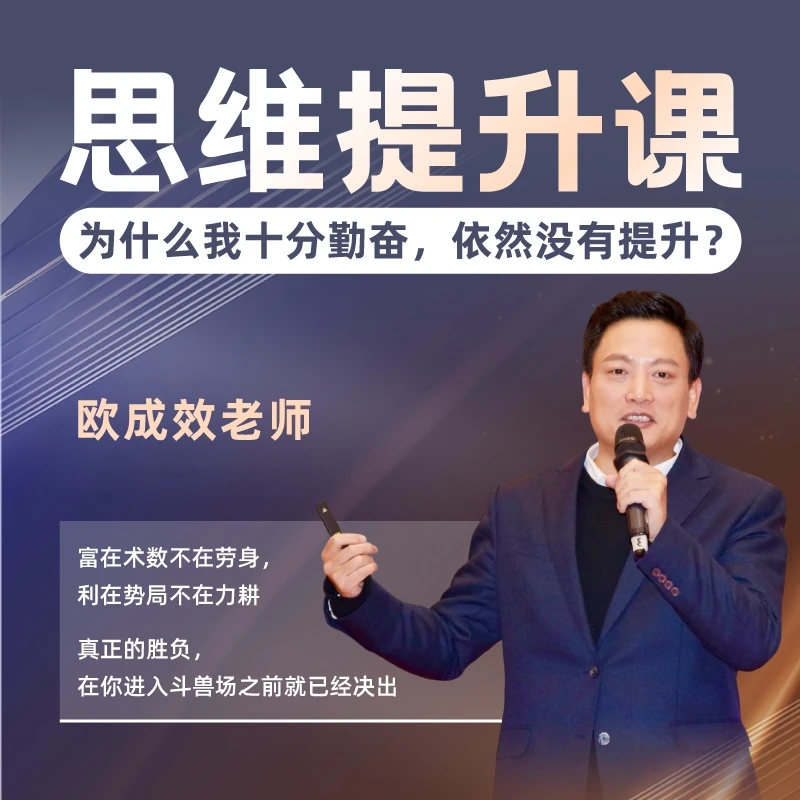 欧成效《思维提升》线上视频课B