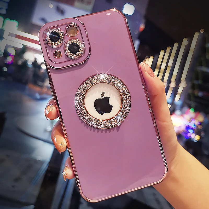 适用苹果14plus手机壳新款时尚一体镜头膜全包保护套13promax轻奢