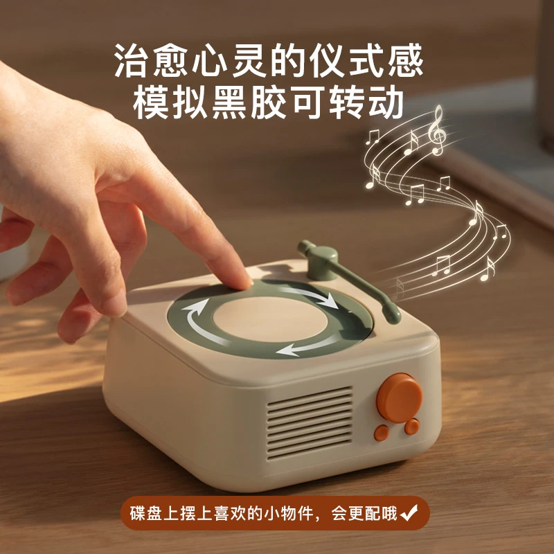 复古小音响桌面手机电脑可用插卡收音机迷你低音炮音箱蓝牙音箱