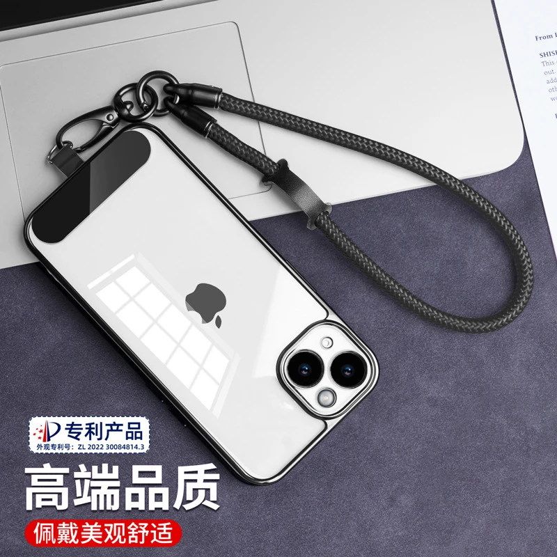 手机挂绳手腕带吊绳短款编织带防丢链尼龙防摔多功能挂件钥匙短绳